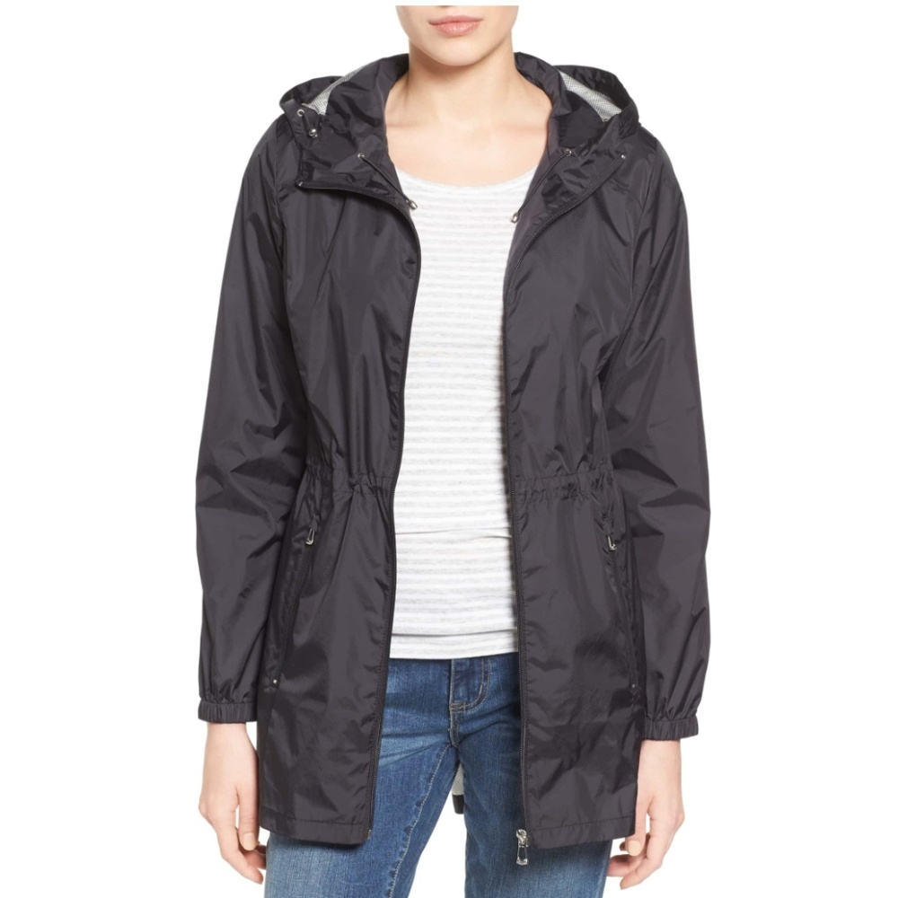 *In white | NWOT Calvin Klein Packable Rain Jacket